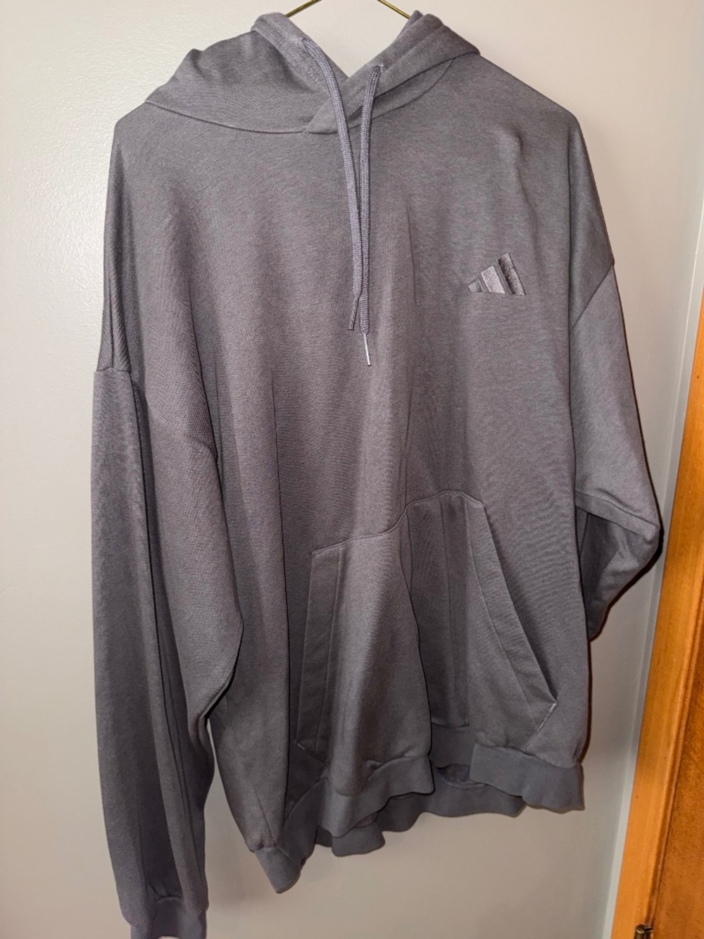 Adidas Grey Hoodie Sweatshirt